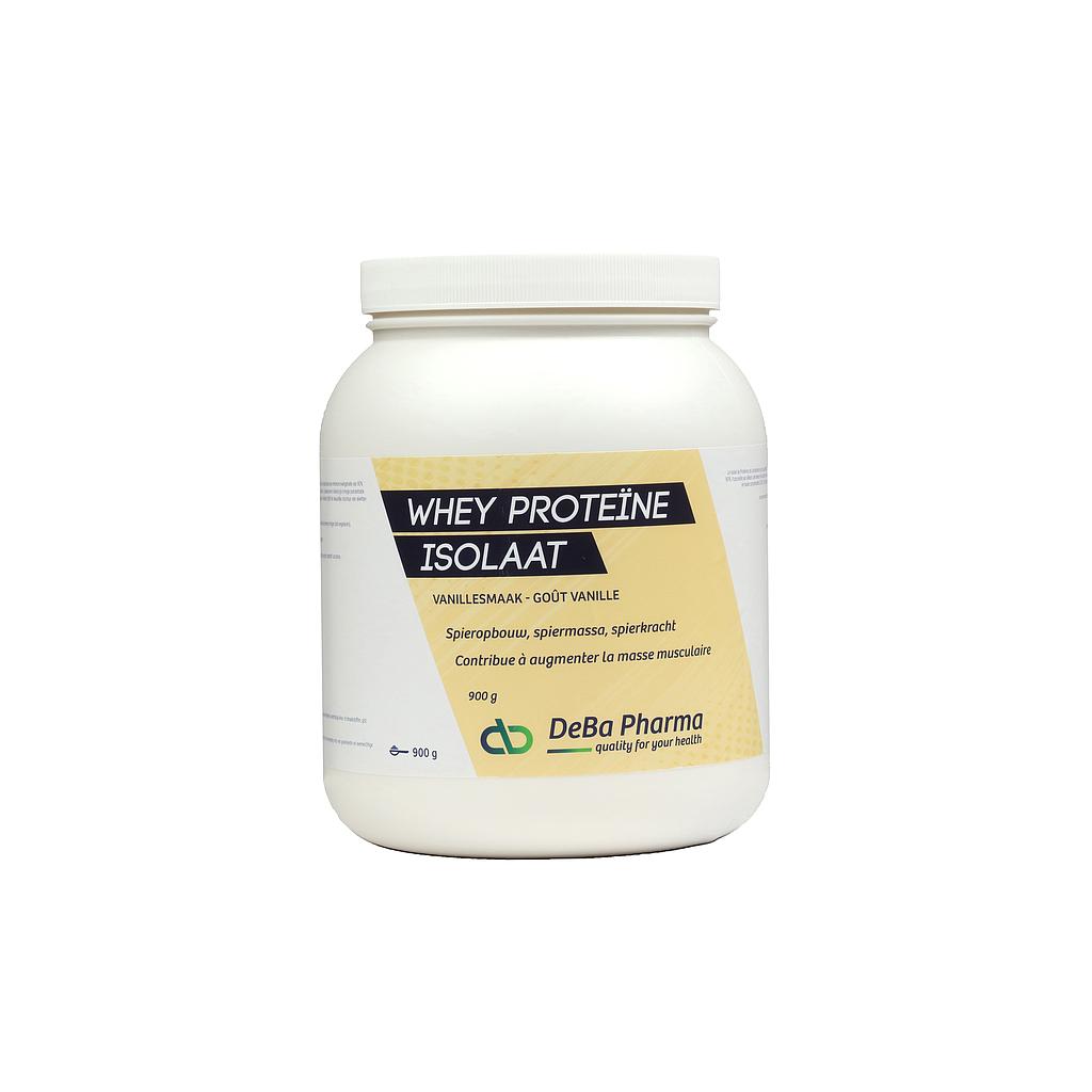 Whey proteïne isolate vanille poudre 900 g