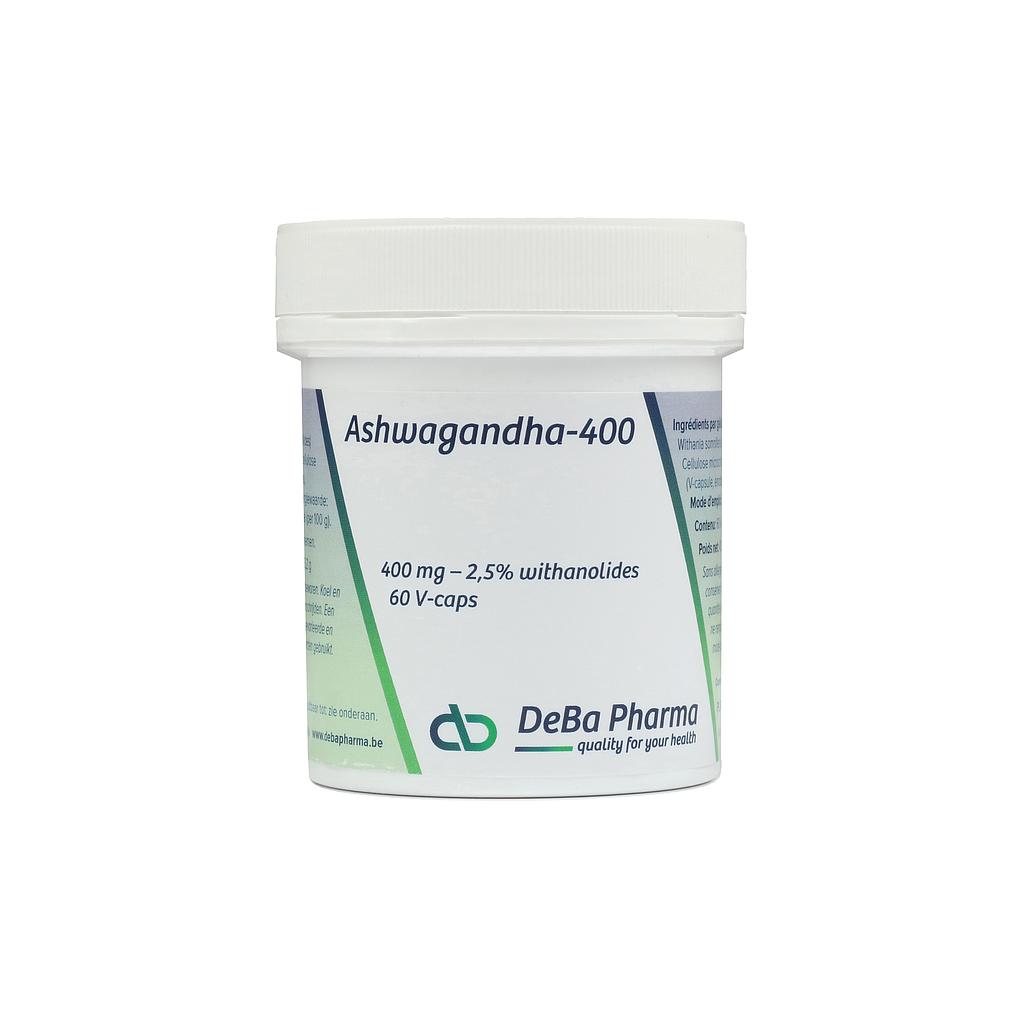 Kikker Condenseren Guggenheim Museum Ashwagandha 400 mg (60 V-caps) | DeBa Pharma